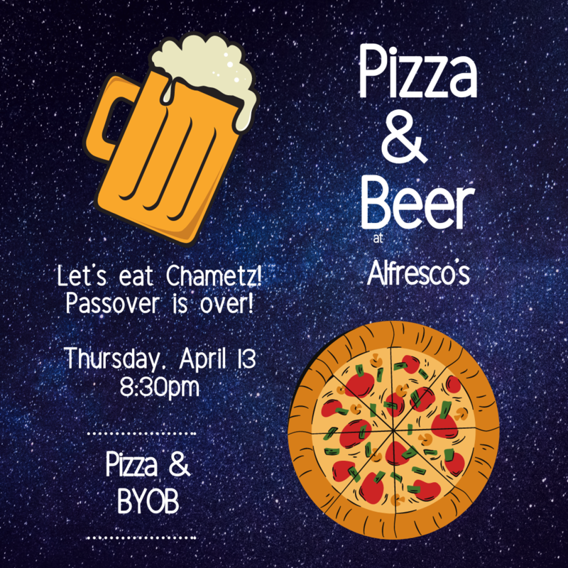 Banner Image for Post Passover Pizza (and Beer) Party 